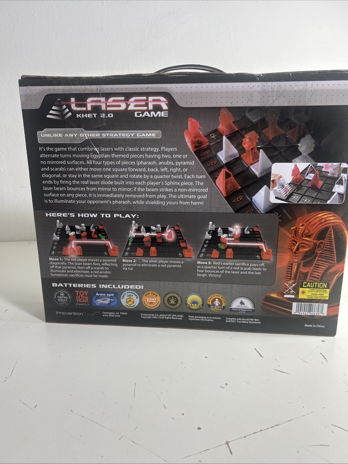 Khet 2.0 Laser Game – Strategy Board Game – Real Lasers – Mensa Select