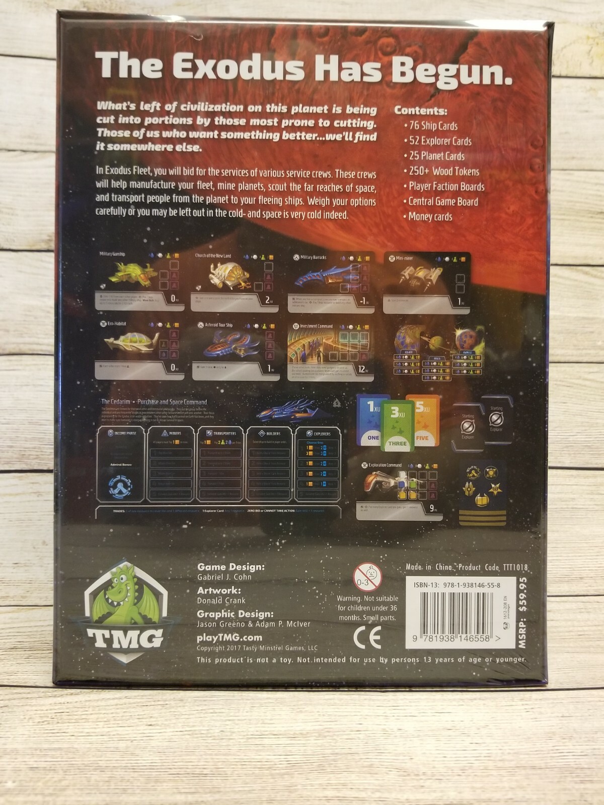 Exodus Fleet by Tasty Minstrel Games TMG – SEALED
