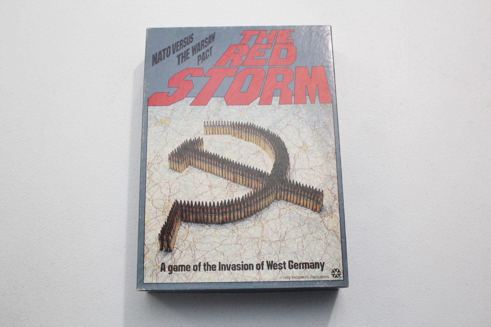 The Red Storm Invasion Of West Germany Yaquinto Games 1983 PUNCHED