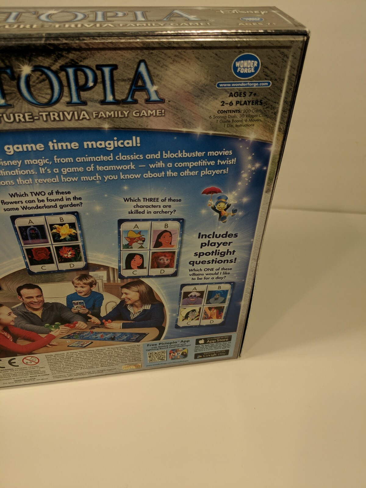 Disney Pictopia – Family Trivia Game: Disney Edition NEW Factory Sealed