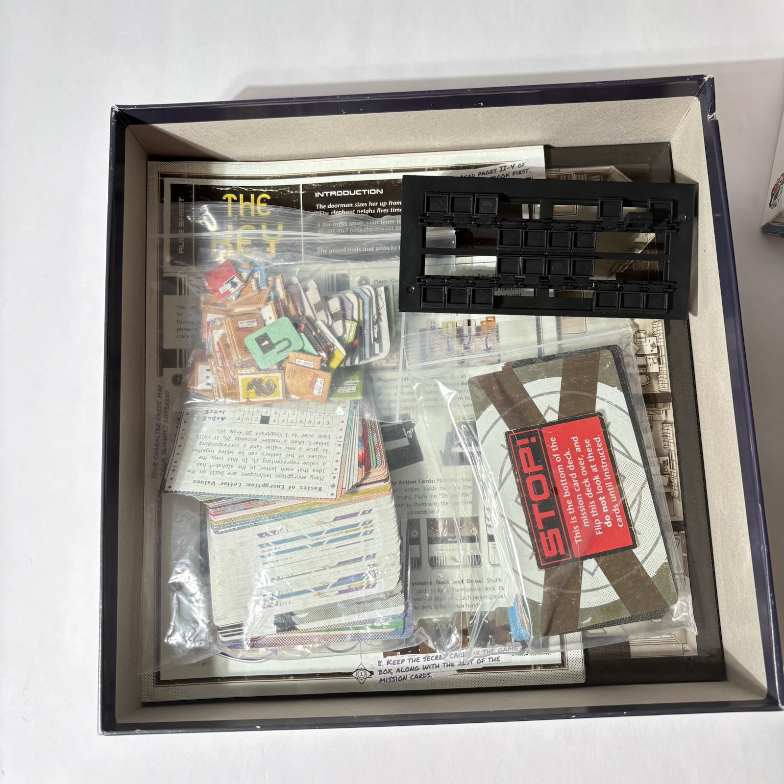 The Initiative Cooperative Game COMPLETE Asmodee Strategy Codebreaking