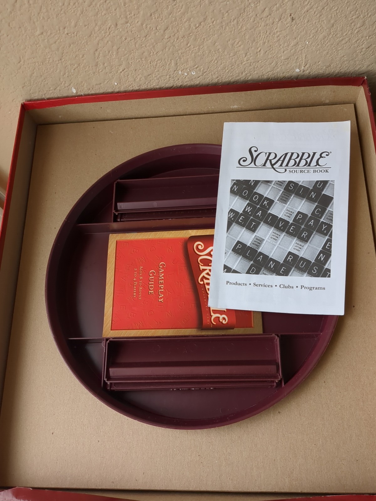 Milton Bradley 4034 Scrabble Deluxe Edition Board Game