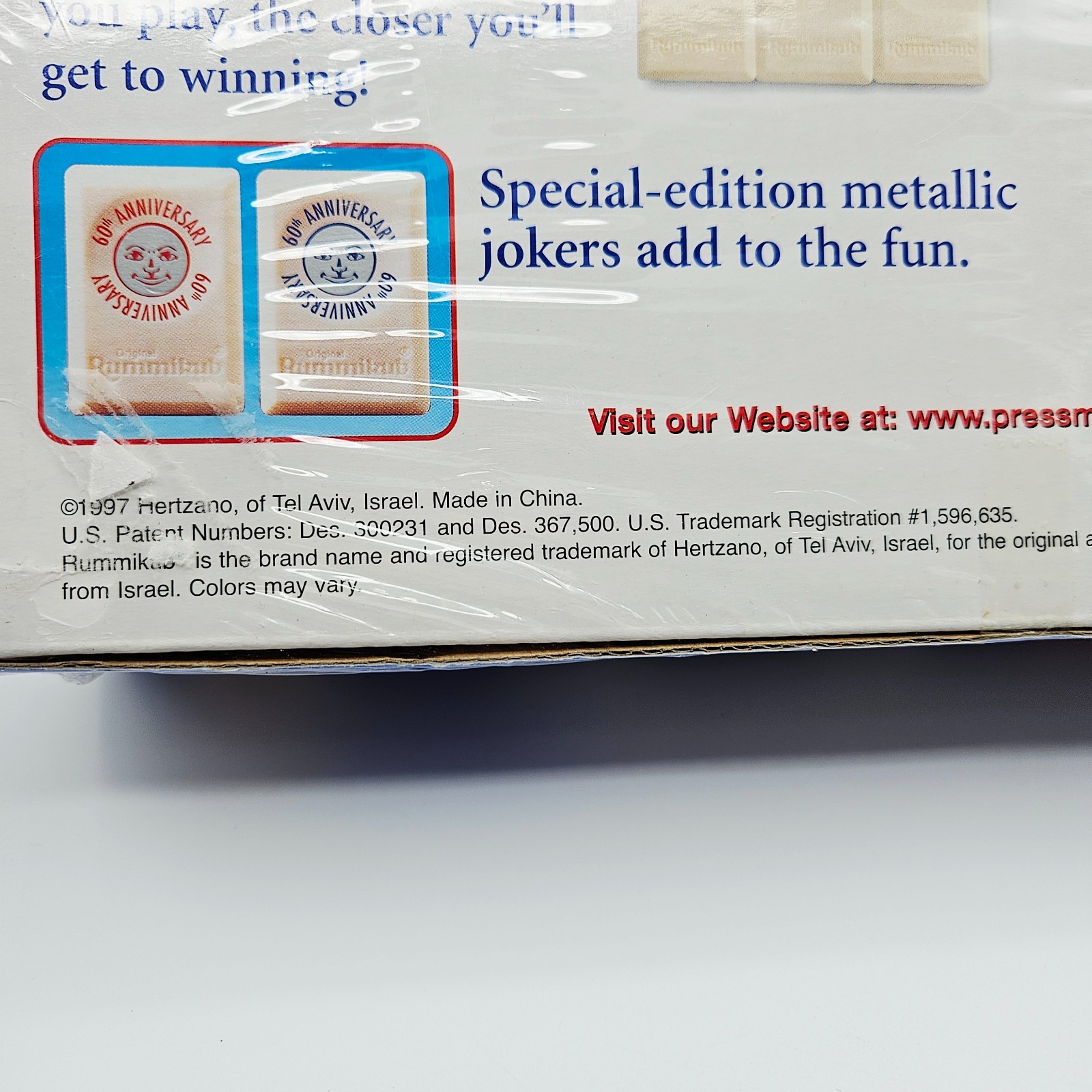 1997 The Original Rummikub 60th Anniversary Collector’s Edition Game by Pressman