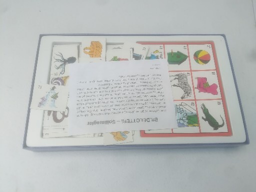 Dan Spil vintage billed lotteri foreign board game ~ TRL7#31