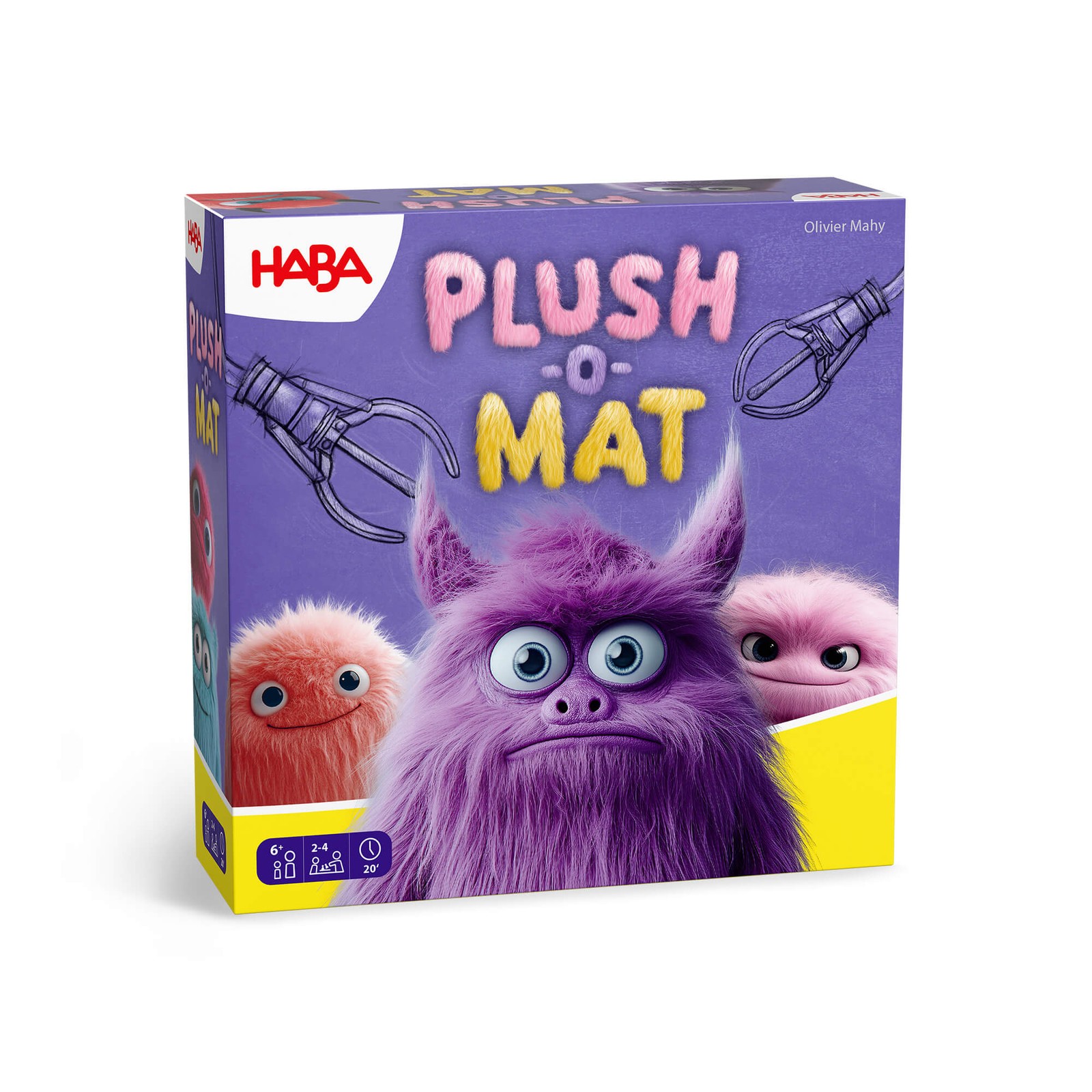 HABA Plush-O-Mat Monster Card Game and Family Board Game for Ages 6+