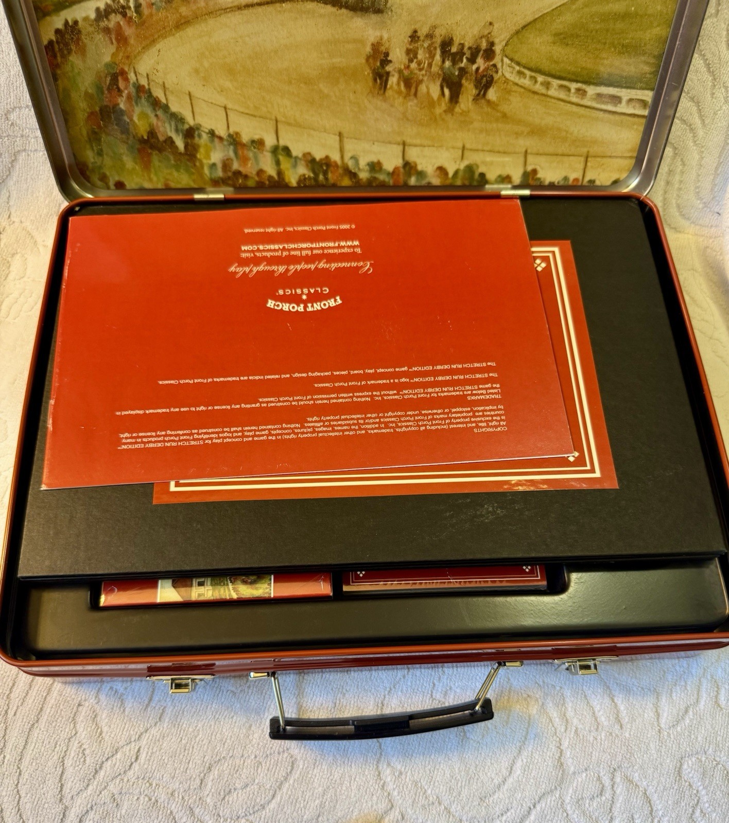 OLD CENTURY STRETCH RUN HORSE RACING GAME FRONT PORCH CLASSICS, INC. AGES 8+