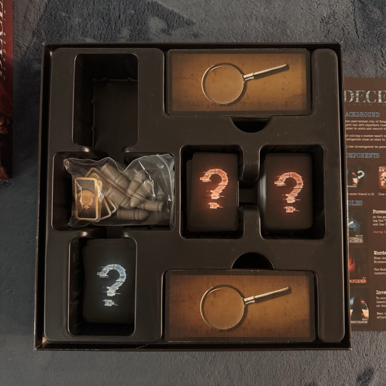 Deception: Murder in Hong Kong – Grey Fox Games 2019 Used Complete