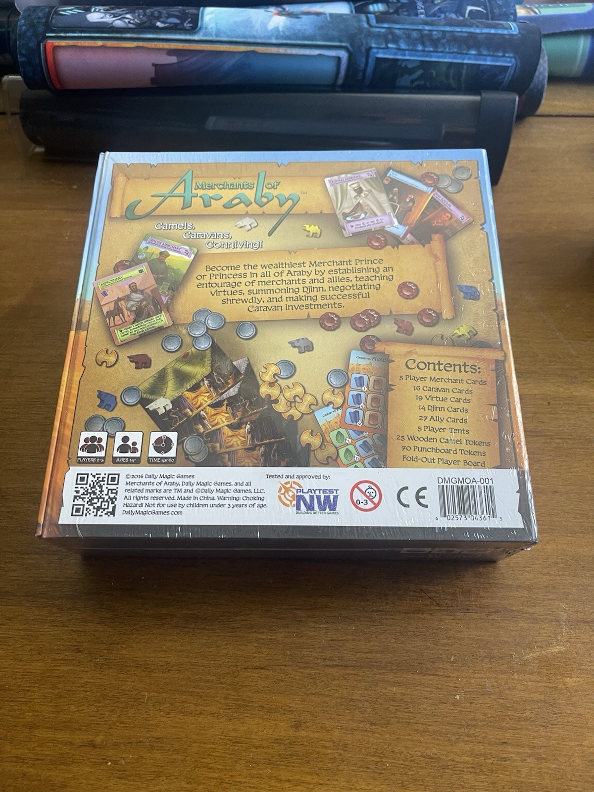 Merchants of Araby Board Game by Daily Magic Games NEW IN BOX 2016