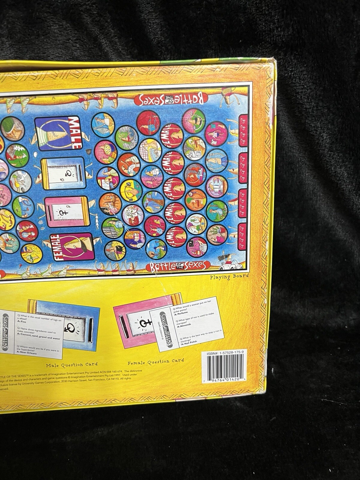 Battle Of The Sexes Board Game Used Once Great Condition Mild Box Damage See Pic