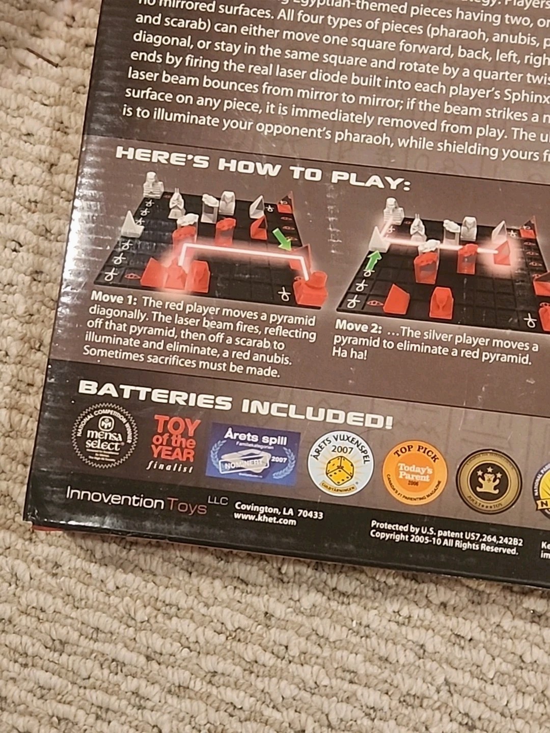 Innovention Toys The Laser Game Board Games – TINN01 Lightly Used