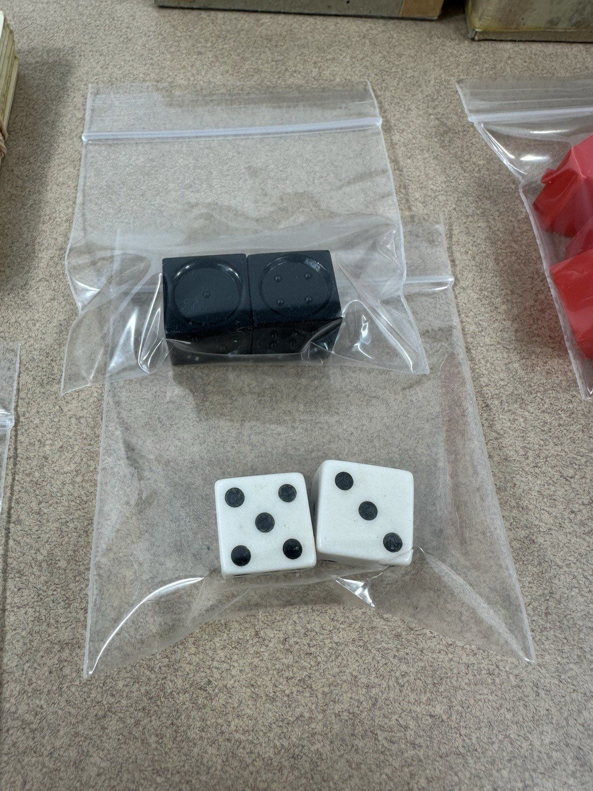 Vintage Braille and Low Vision Monopoly 1986 Regular Components Included READ