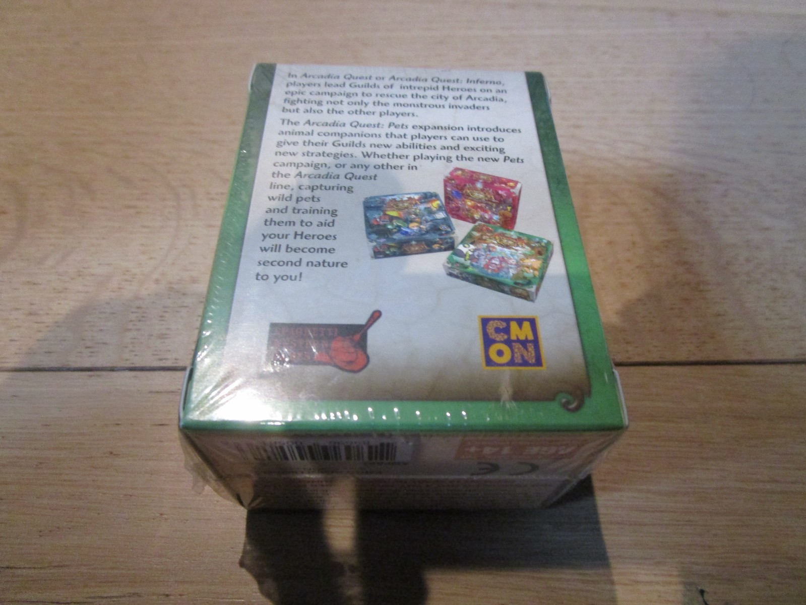 Arcadia Quest Promo Mini CHUCK Kickstarter Exclusive Dice Tower CMON Inferno Pet
