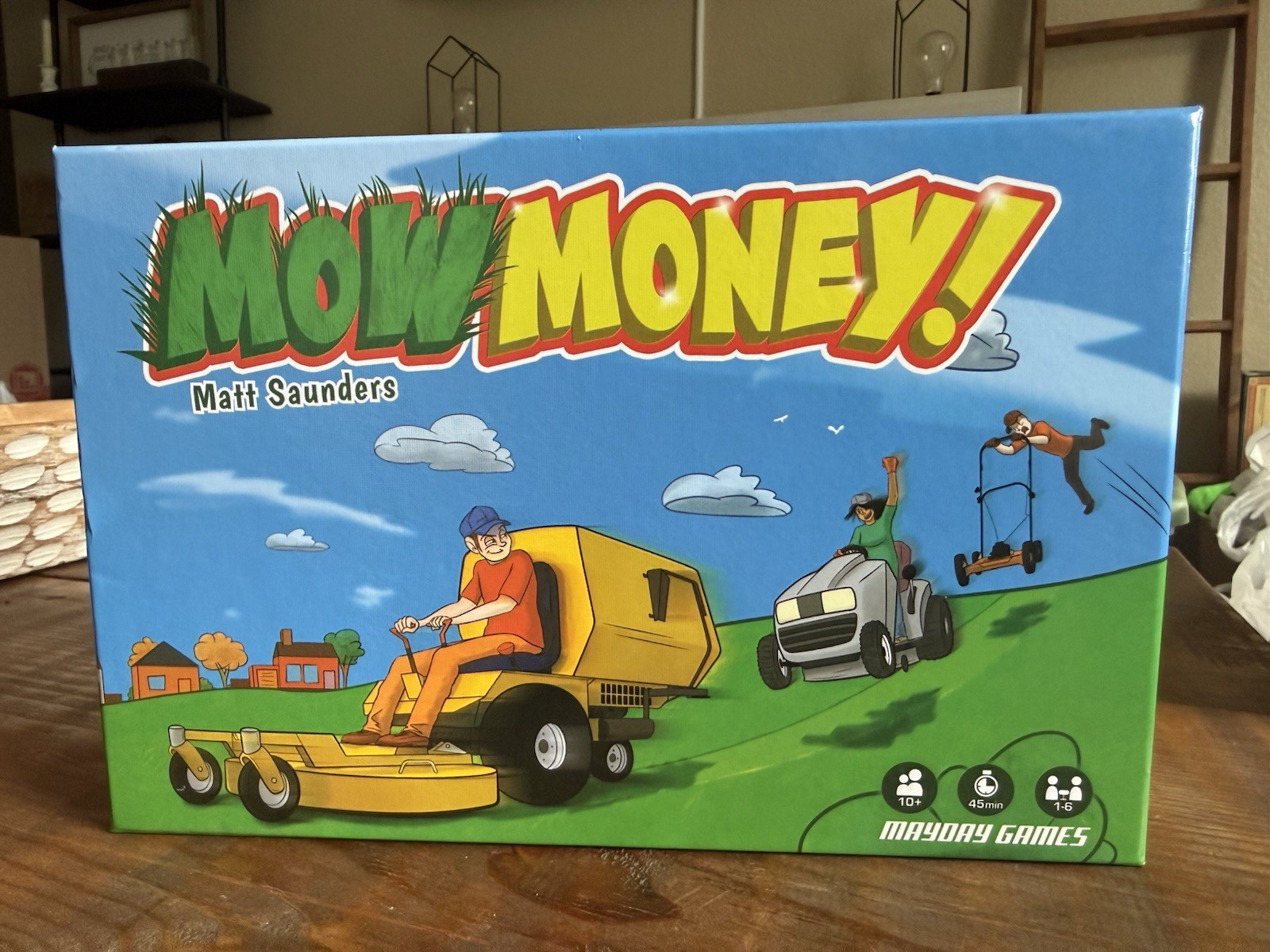 Mow Money Landscaping Board Game By Matt Saunders COMPLETE Business Mayday Games