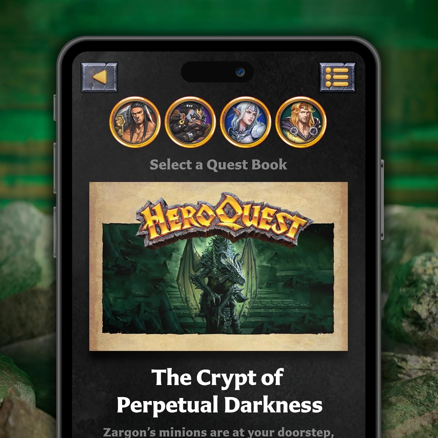 Avalon Hill HeroQuest Joe Manganiello’s The Crypt of Perpetual Darkness Quest Pa