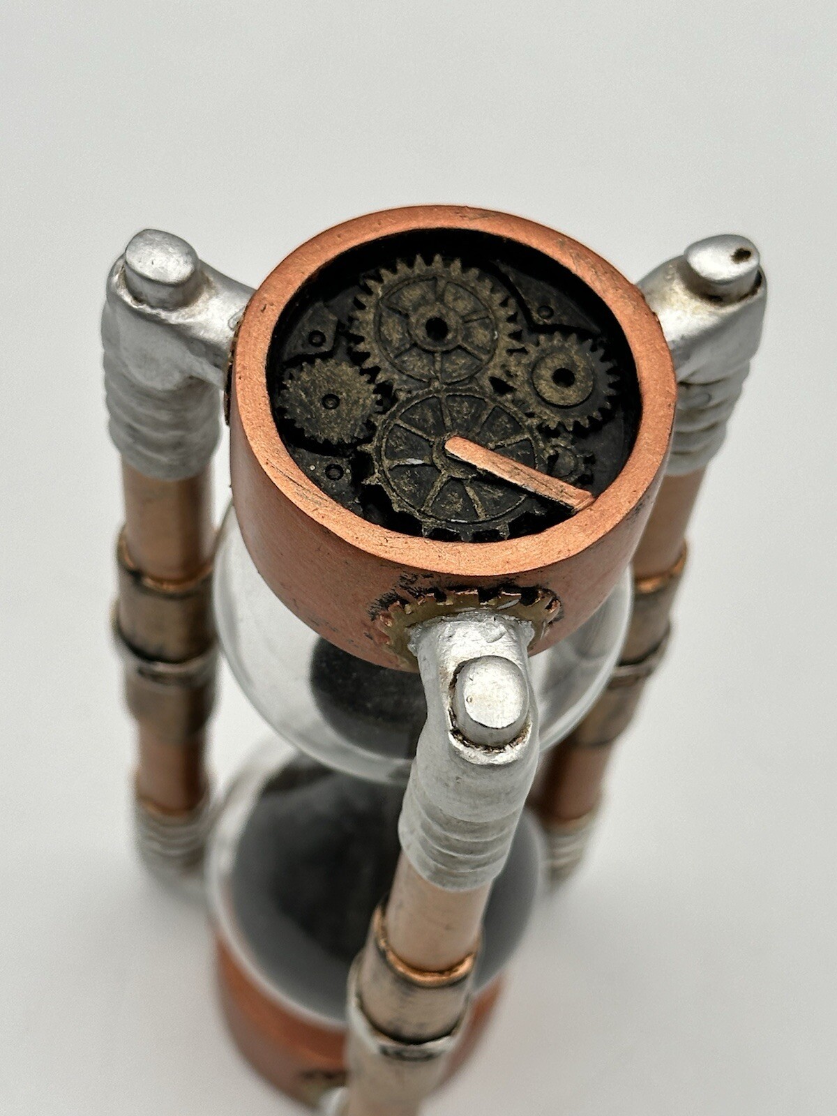 Ebro Past Present And Future Steampunk Gear Work Black Sand 5 Minute Timer