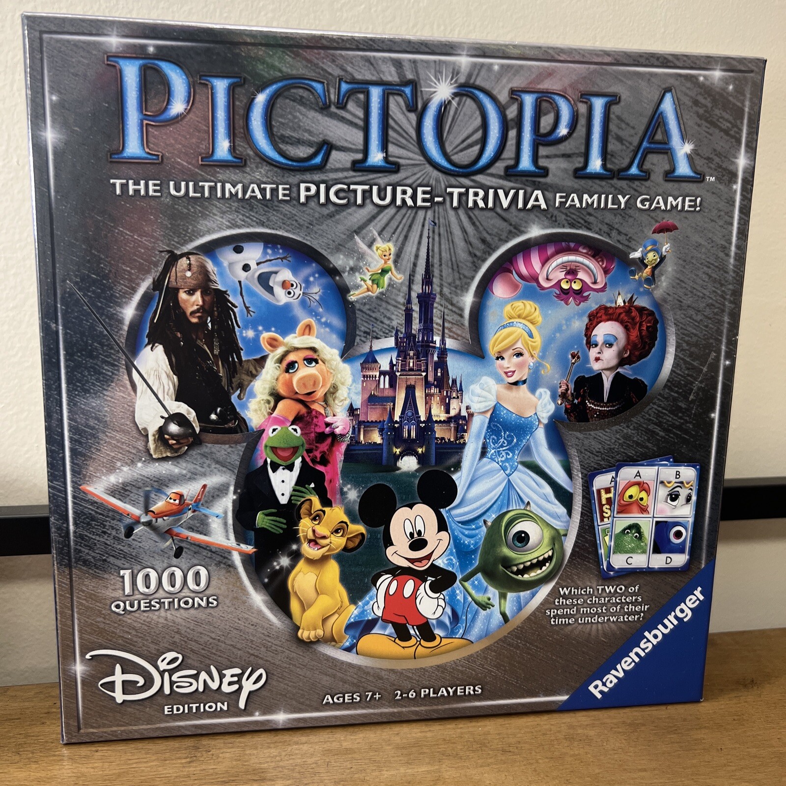 Pictopia Ultimate Picture Trivia Family Game Disney Edition 7+ 2-6 Players
