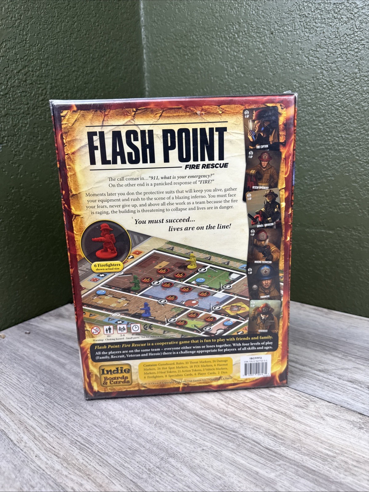 Indie Boards & Cards Flash Point Fire Rescue Board Game (IBCFPF2) Sealed!