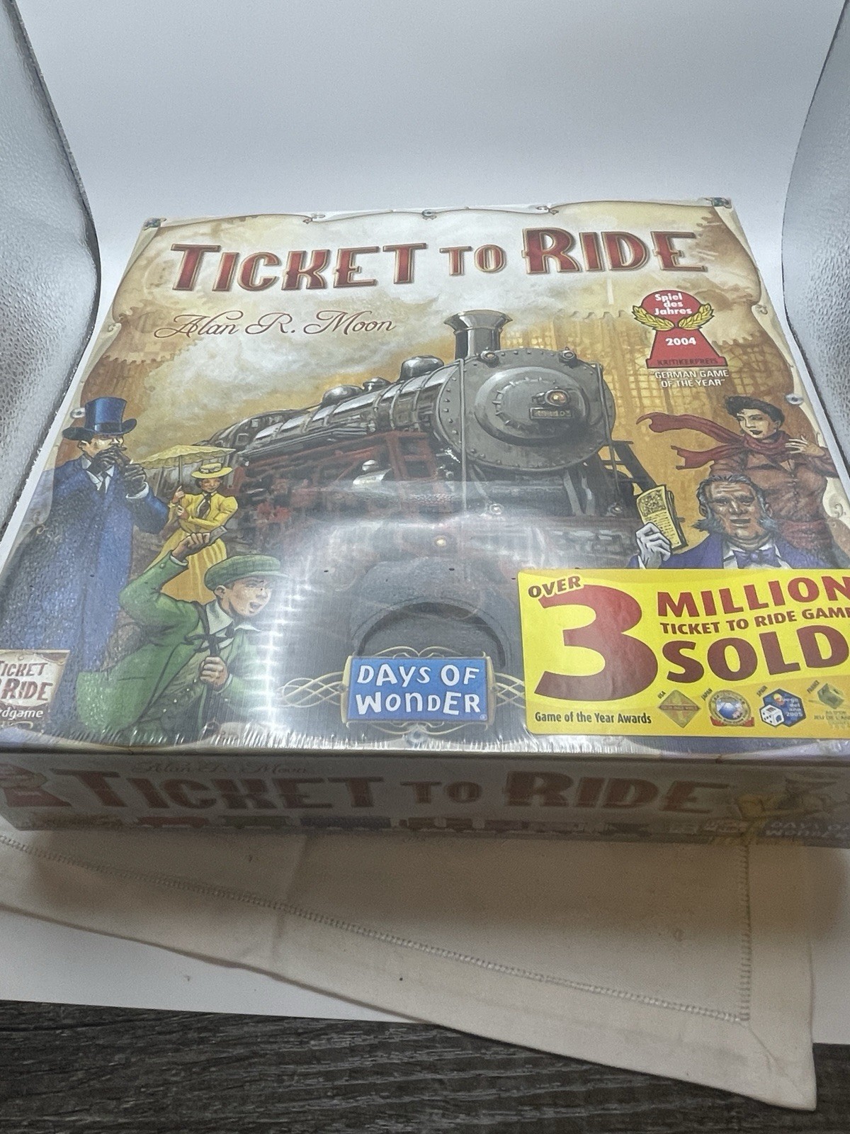 Ticket To Ride 2004 Alan R Moon Days of Wonder German Board Game NEW SEALED BOX