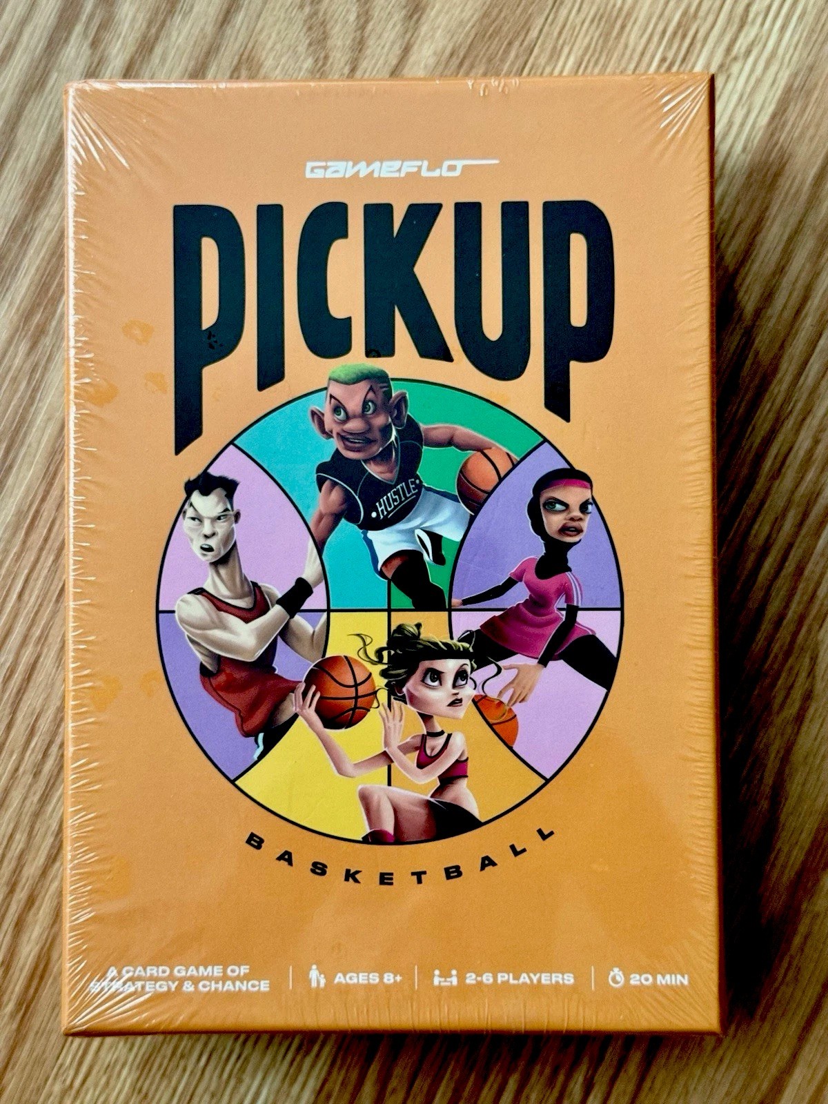 Gameflo Pickup Basketball Card Game Of Strategy Ages 8+ /2-6 Players New/Sealed