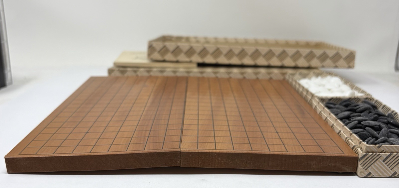Vintage 1955 Haruko Kambayashi Go Board Game Rare Tes Center Edition Base Stones