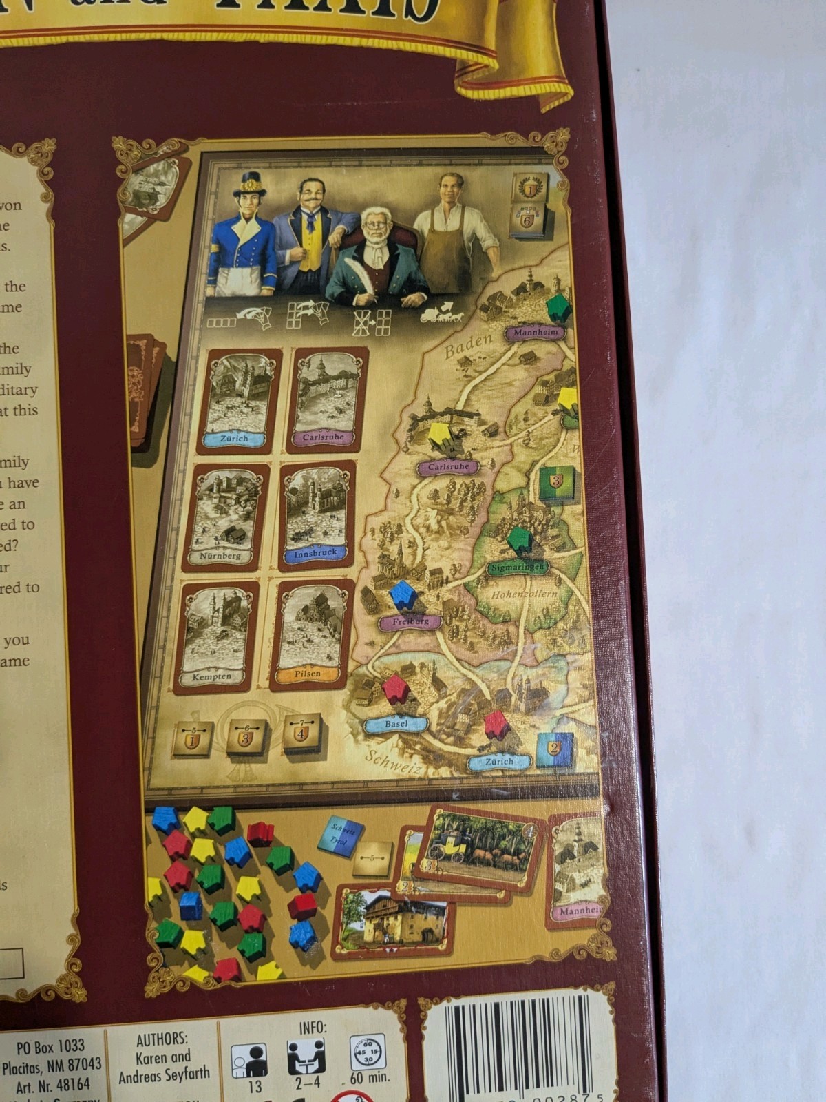 Thurn and Taxis Board Game Complete Rio Grande Games 2006
