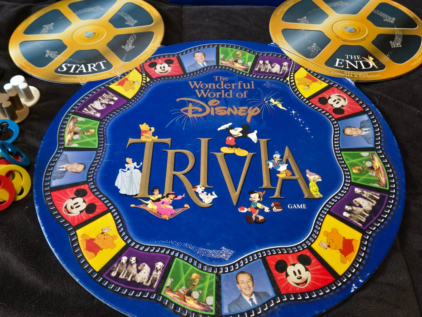 The Wonderful World of Disney Trivia Game In Collectible Tin 100% COMPLETE