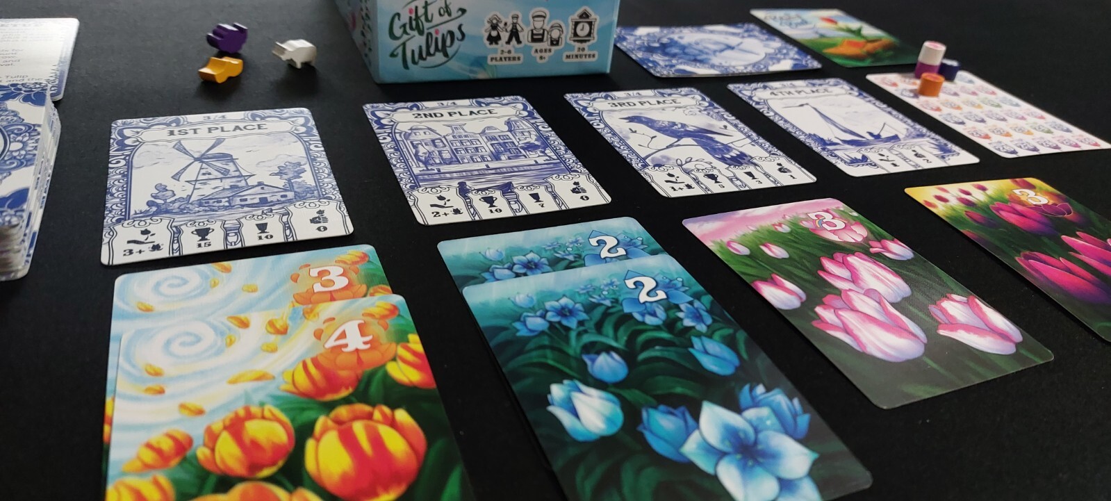 Gift Of Tulips Card Game Weird Giraffe Games GIR-09000 Family Quick Play