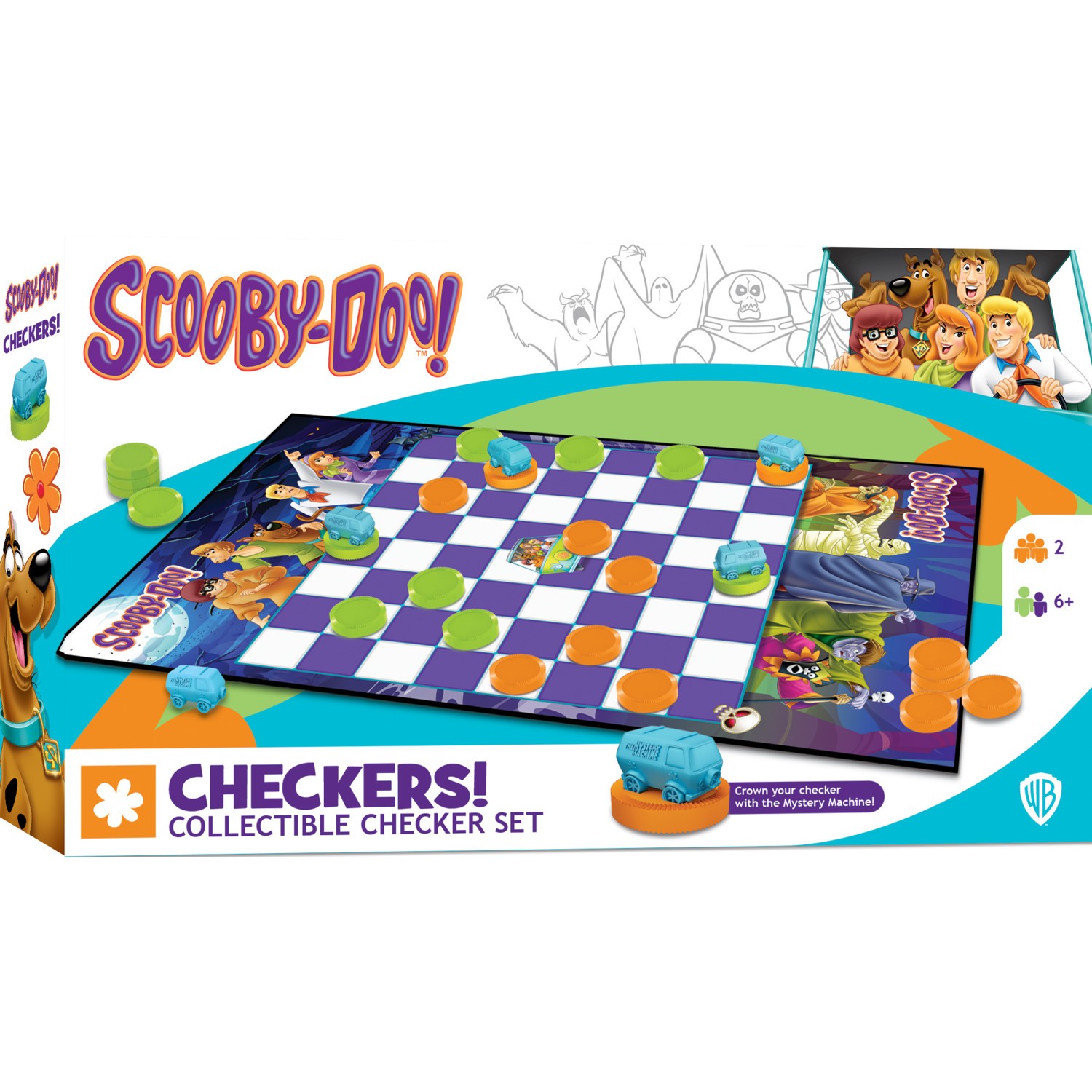 MasterPieces – Scooby-Doo! – Officially Licensed Checkers Board Game