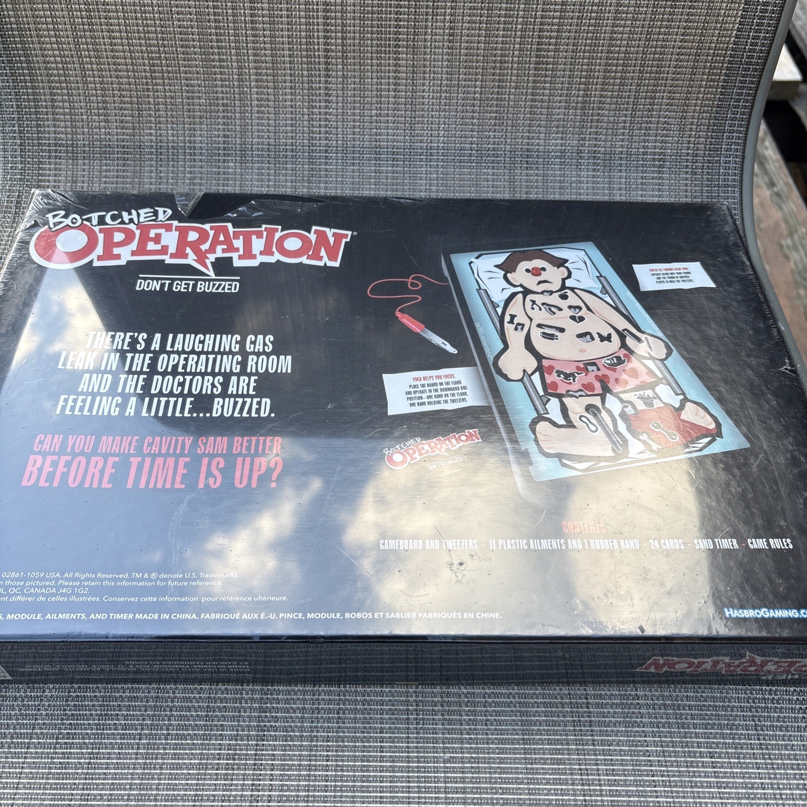 Hasbro Botched Operation Board Game Electronic Parody Game for Adults New Sealed