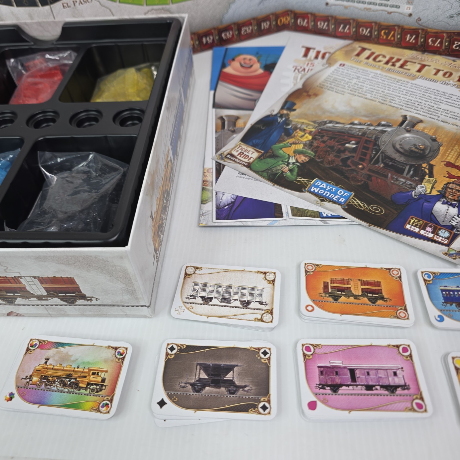Days of Wonder Ticket To Ride by Alan R. Moon Train Adventure Board Game Family