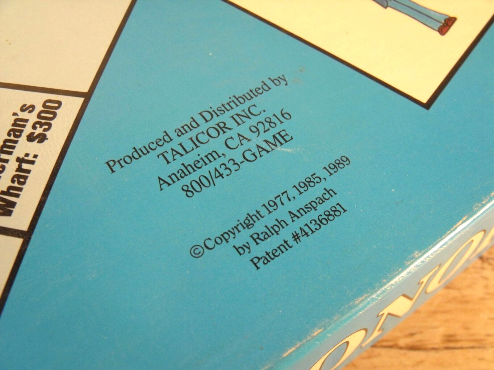 1989 Anti-Monopoly Game by Talicor Complete Excellent Condition FREE SHIPPING!