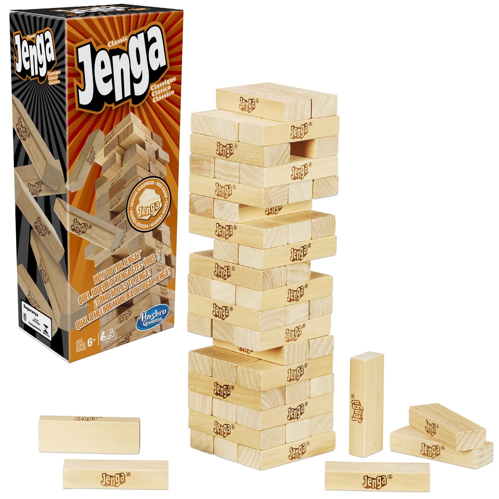 Jenga Family Fun Classic Game For Everyone –