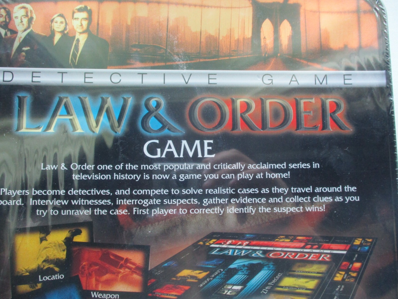 NEW Law And Order Detective Board Game *Factory Sealed * Vintage