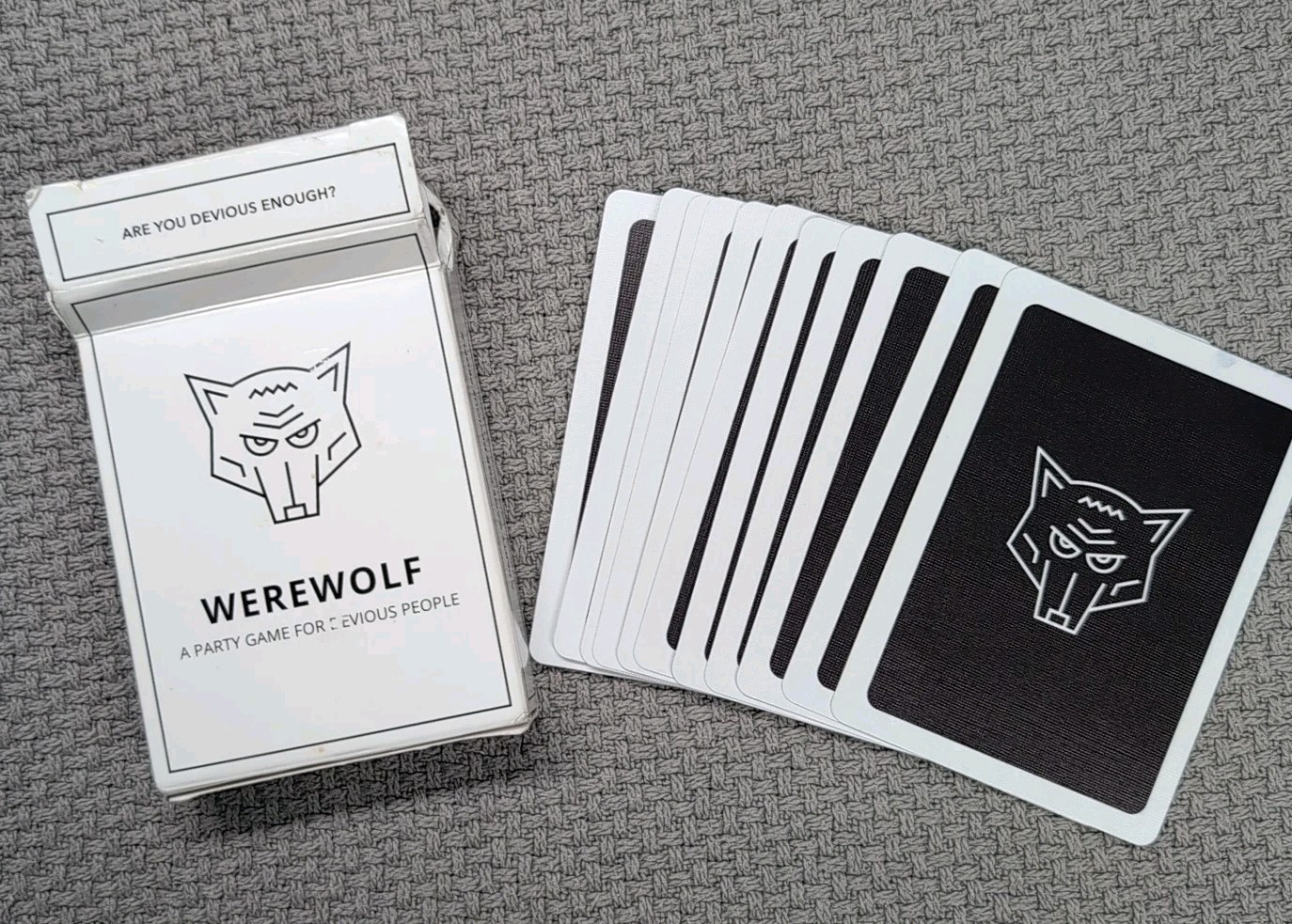 Werewolf Card Game a Party Game for Devious People Stellar Factory