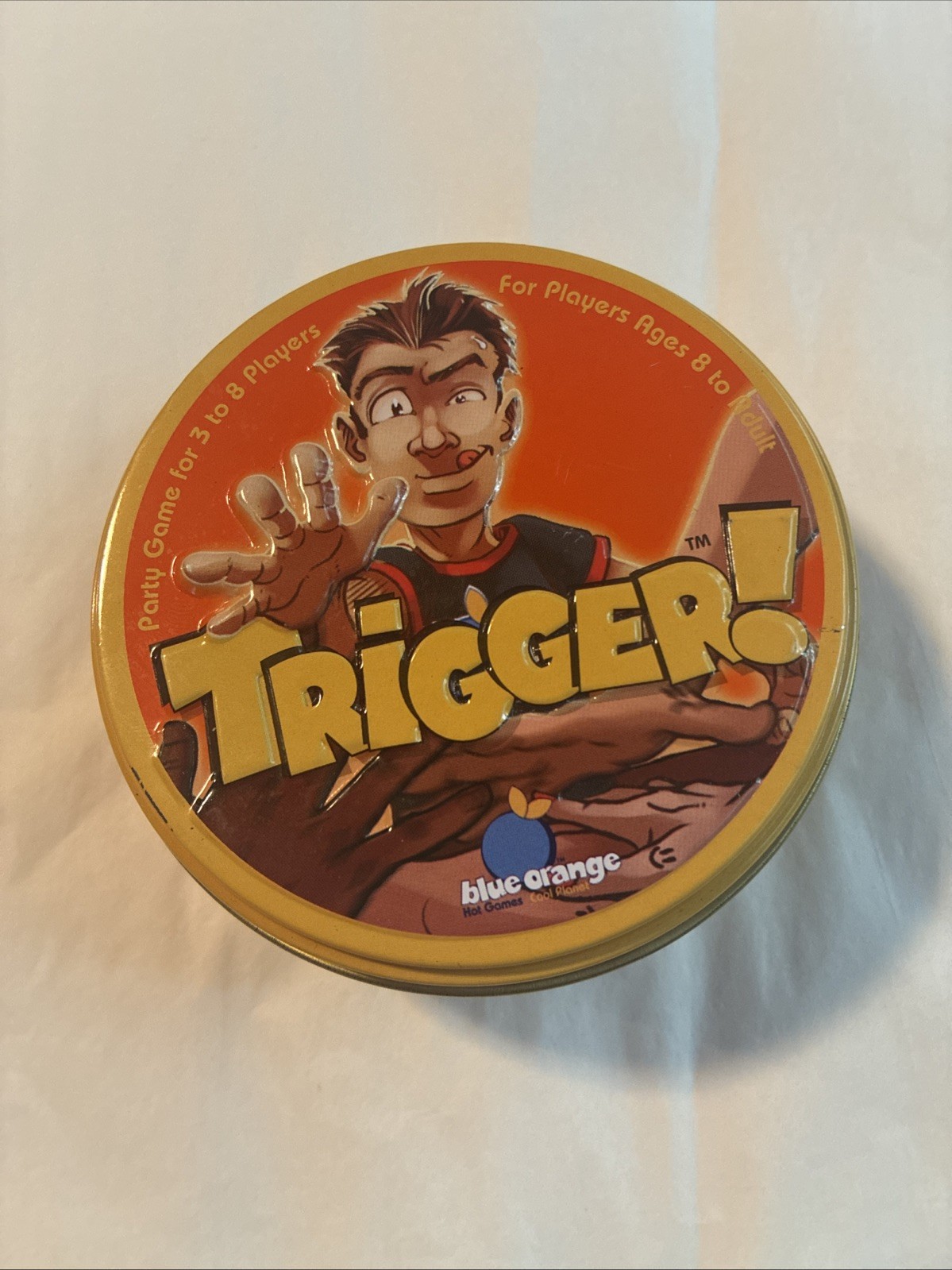 TRIGGER Family Friendly Fun Party Game in Collectible Tin Container Complete