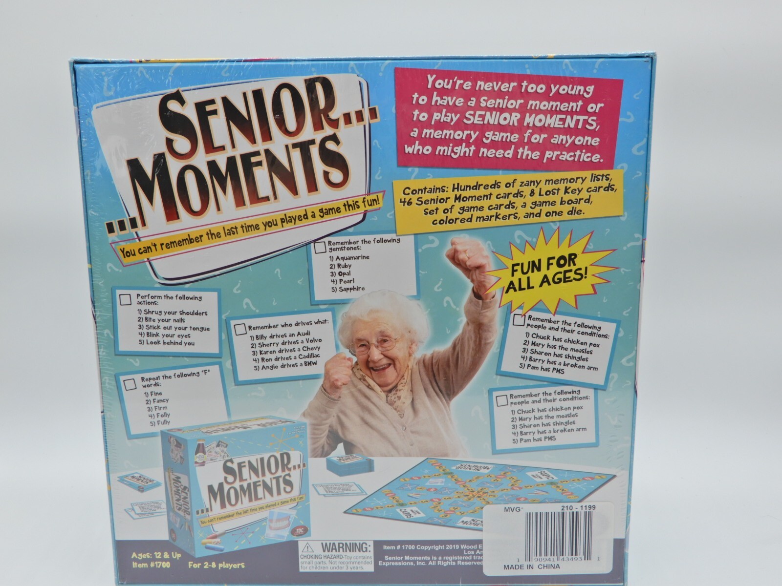 Senior Moments Board Game – perfect gift for the parents and grandparents