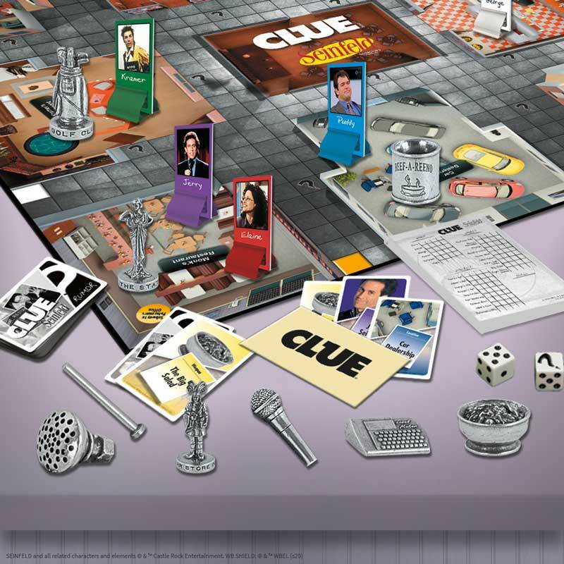 Seinfeld CLUE® AGE 9+ 2-6 players 60 minutes + FREE DVD