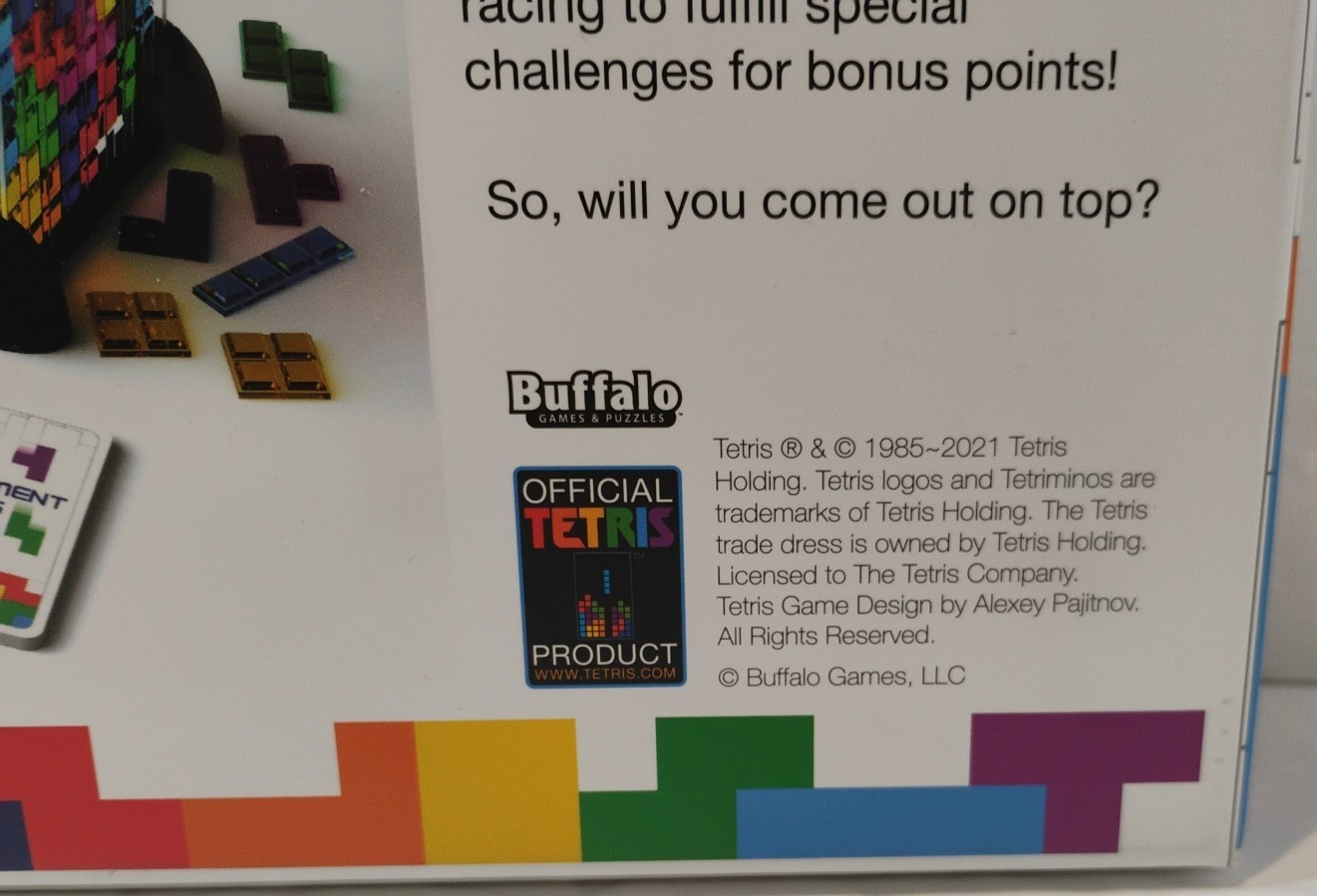2021 Tetris Head-To-Head Multiplayer Strategy Game 2-4 Players COMPLETE NEW