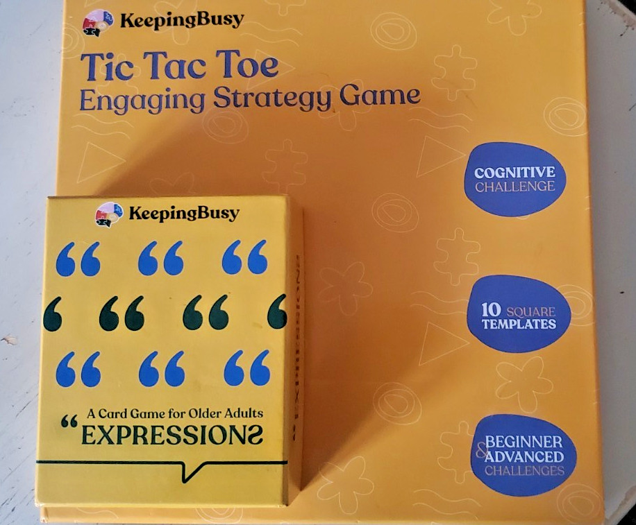 KeepingBusy Tic Tac Toe Game & Keeping Busy Expressions Game