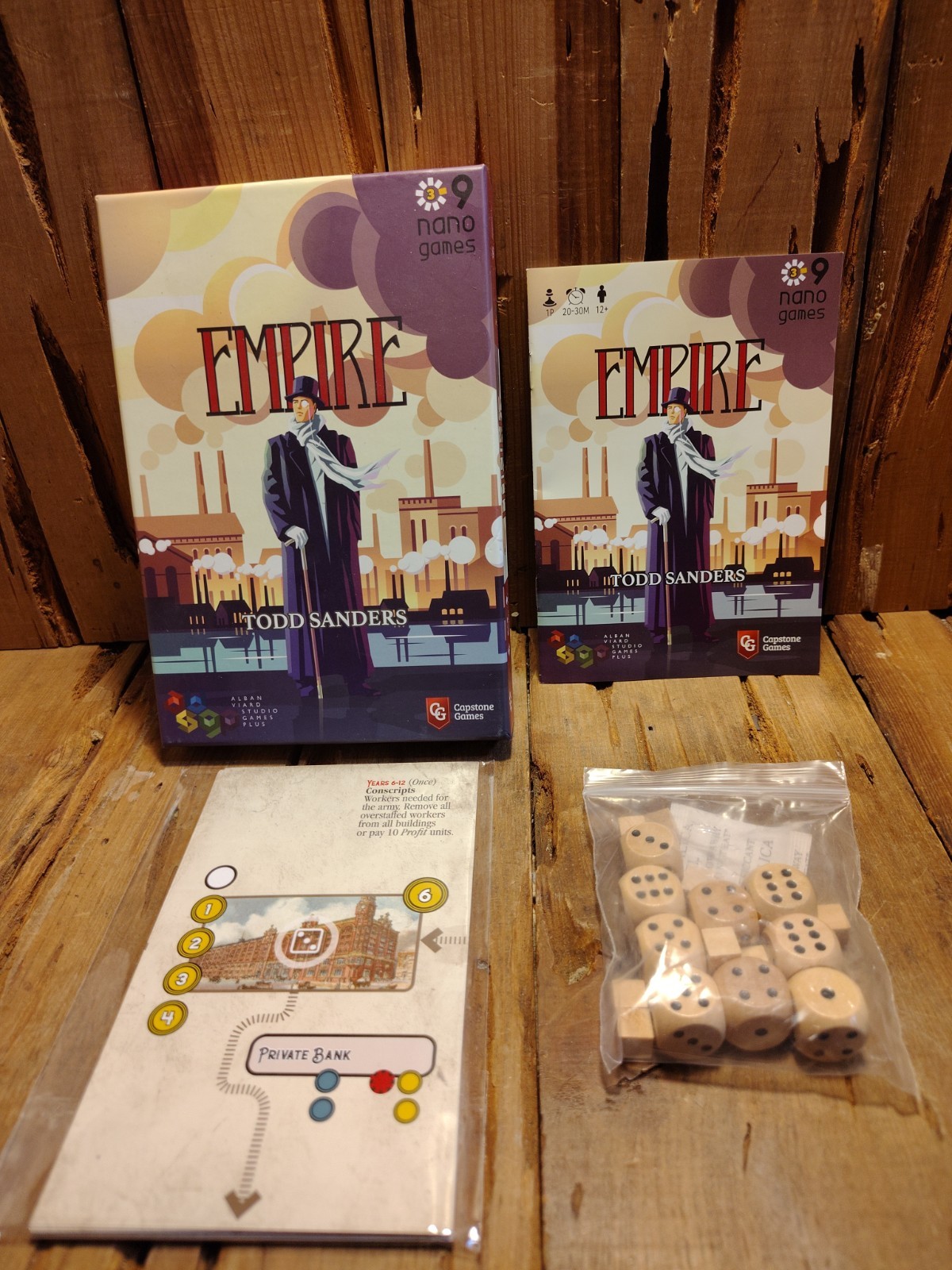 Capstone Games Board Games Capstone Games Empire Box NM