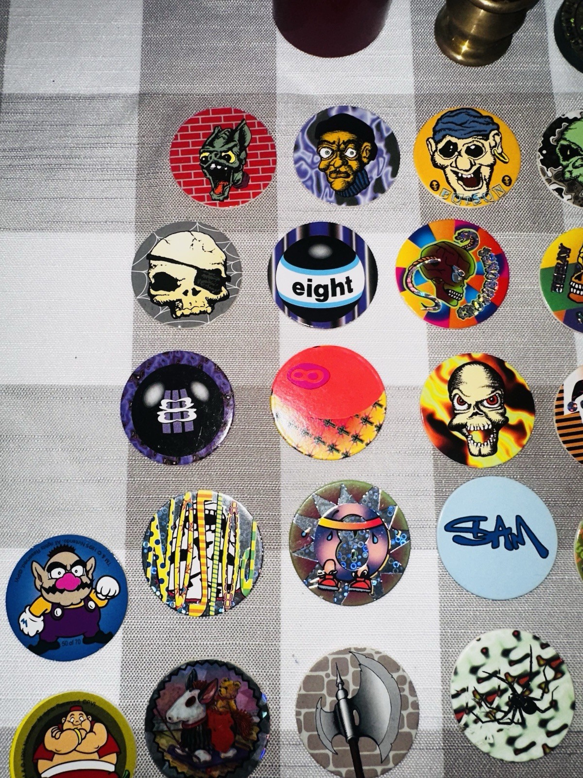 Vintage 1990s POGS Slammer & Slammers Milk Caps Huge Lot 90s Kids Toy