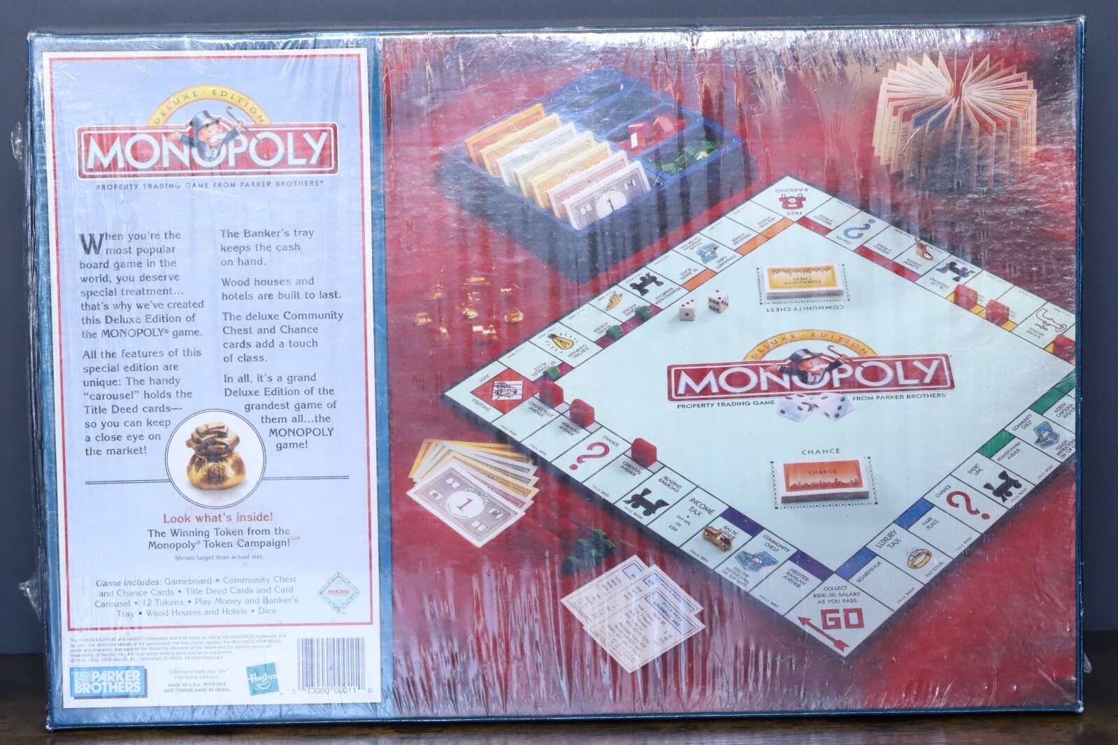 Monopoly Deluxe Edition – (Parker Brothers 1998) -(New/Sealed)