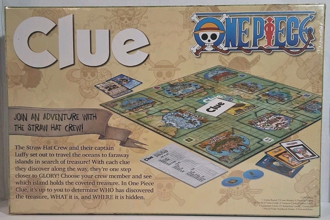 CLUE: One Piece Board Game – Monopoly Style Anime Edition Treasure Hunt Strategy