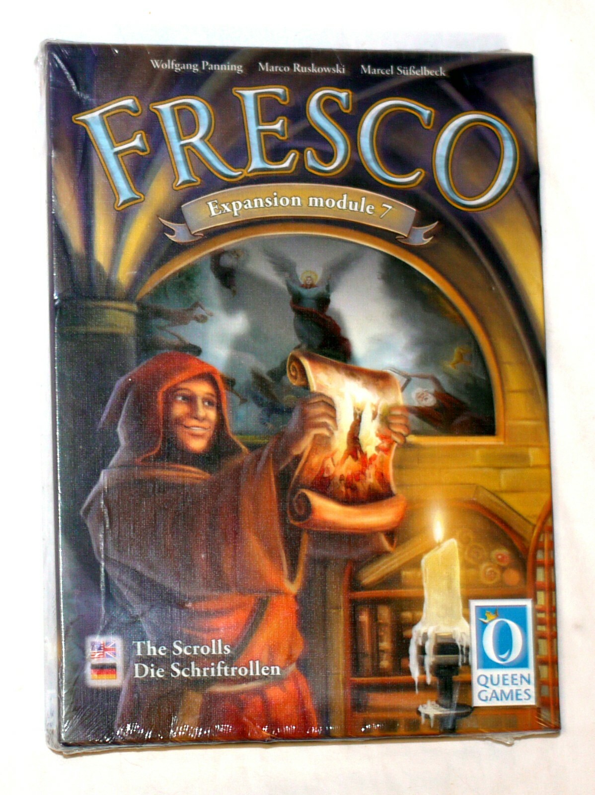 Fresco Expansion Module 7 The Scrolls Box Queen Board Games – Brand New