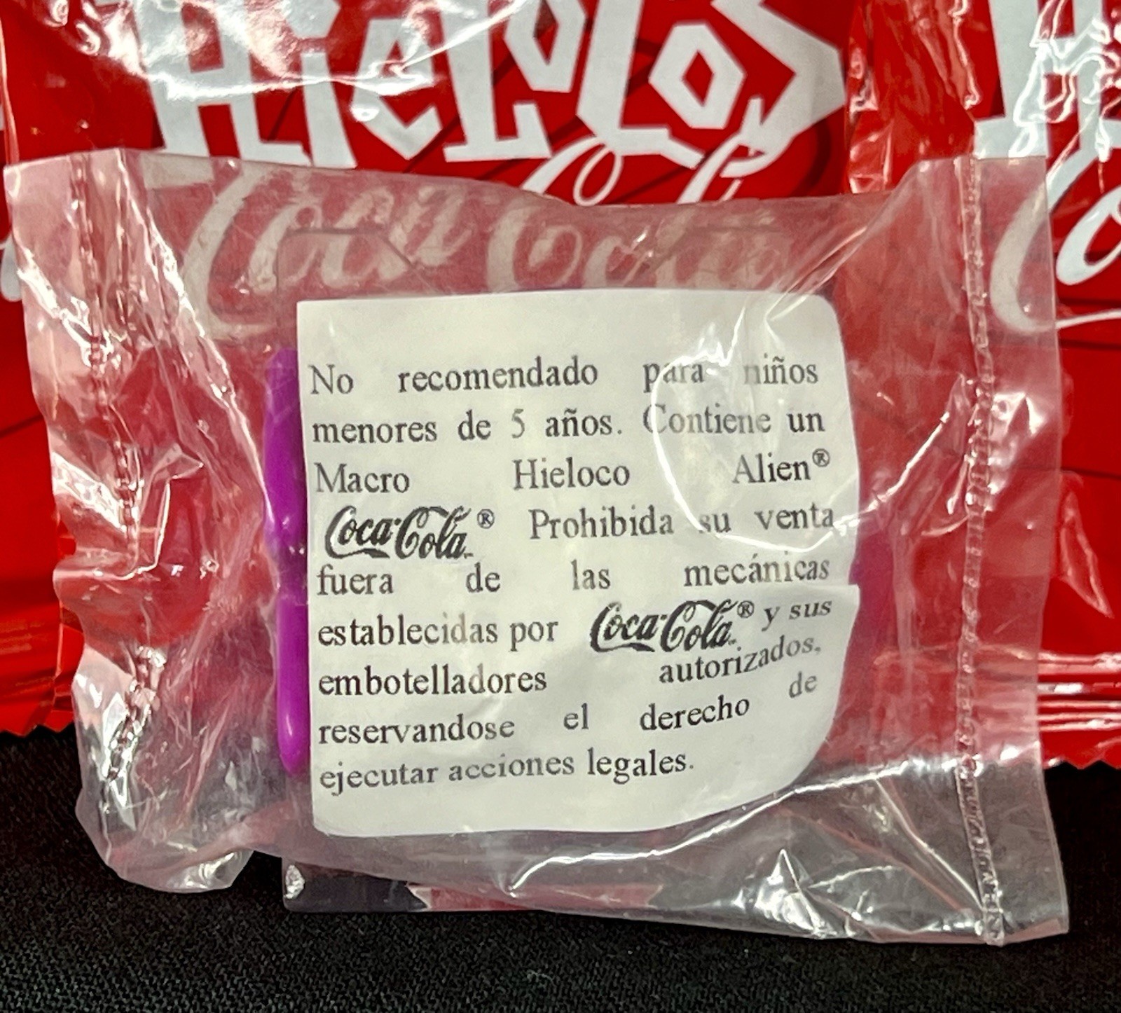 Coca-Cola Crazy Bones Macro Alien Painted Loose Figure EXTREMELY RARE