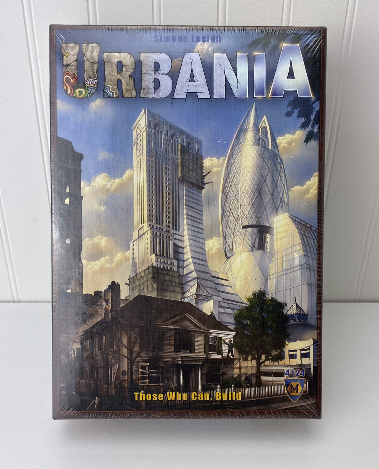 URBANIA Those Who Can Build Board Game 2012 by Simone Lucian Mayfair Games NEW