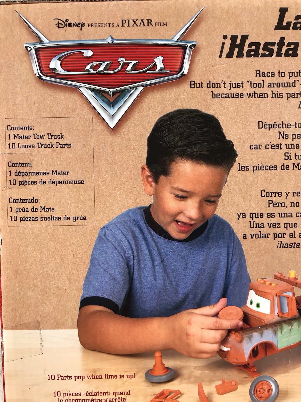 Vtg Y2K HTF Disney Pixar Cars Movie Later Mater Truck Game Mattel Kids Building