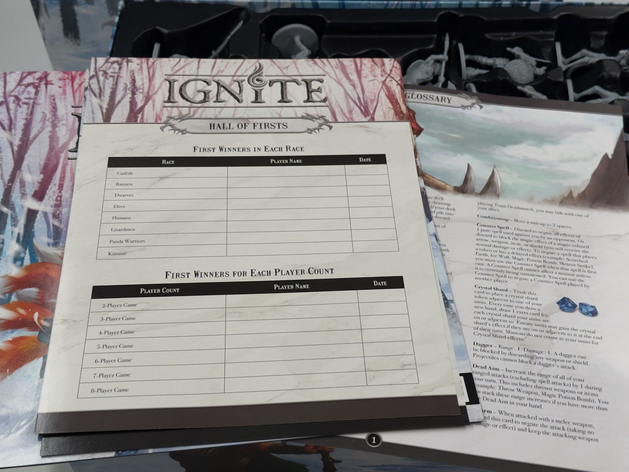 Ignite Kickstarter Boardgame: Base Game, The Freeze & A New Enemy Expansions
