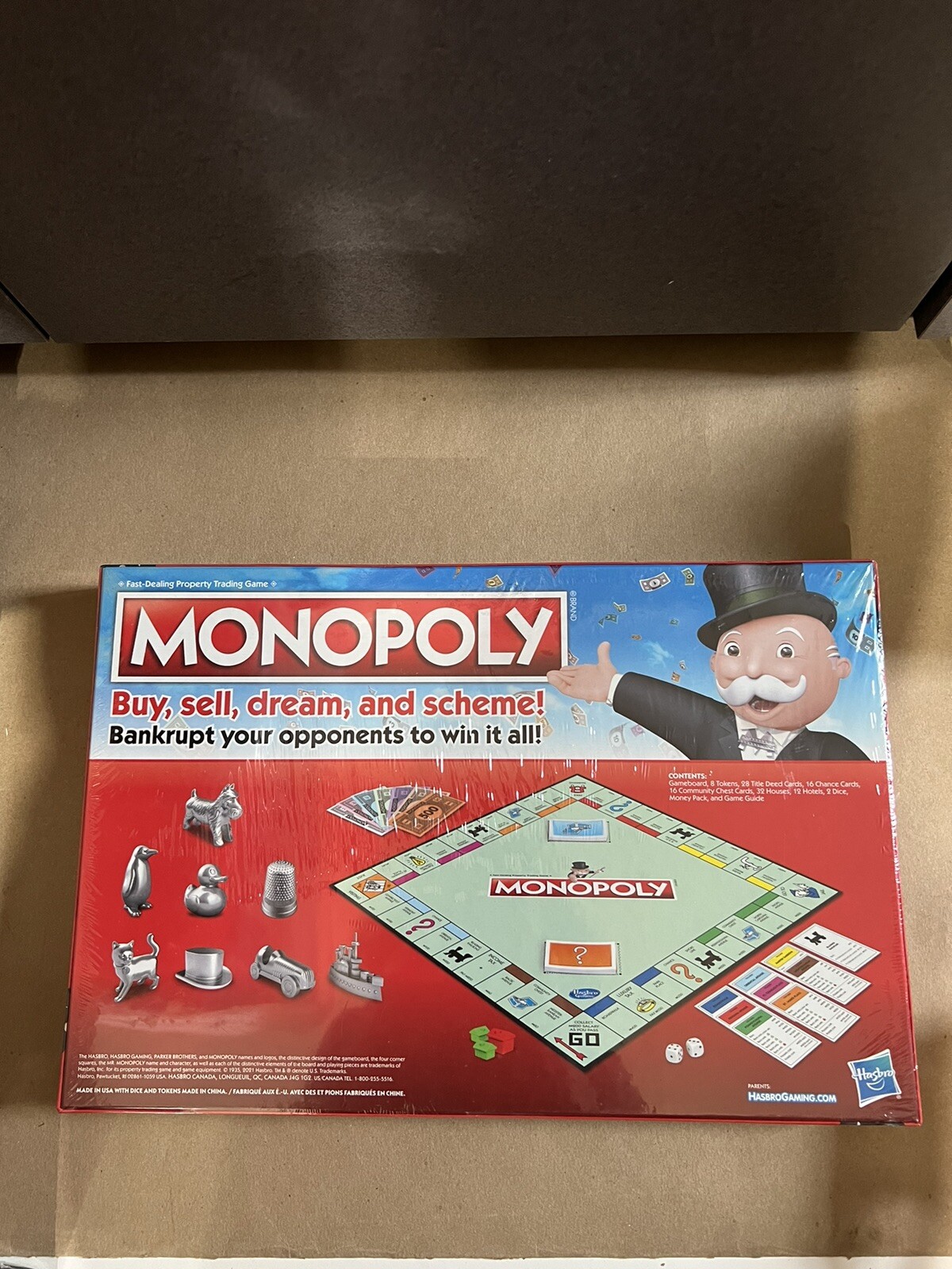 Hasbro Monopoly Boardgame NIB NEW FACTORY SEALED YOU VOTED EDITION