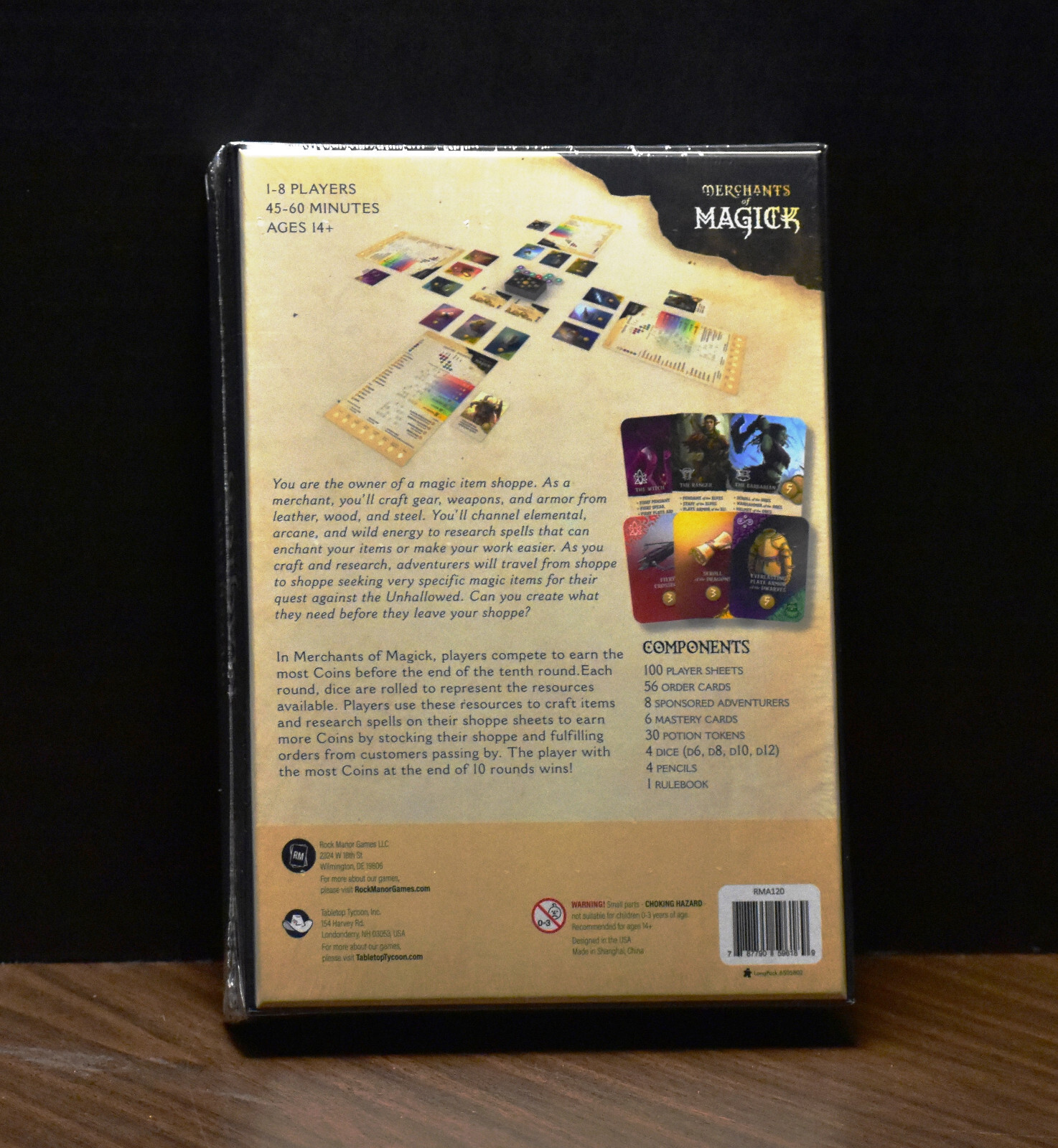 Rock Manor Games – Merchants of Magick: Set A Watch Tale Game